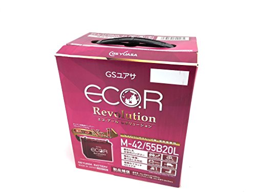 GSユアサ ER M-42 / 55B20L ECO.R Revolution 国産車バッテリー アイドリングストップ車対応 GS YUASA ジーエスユアサ